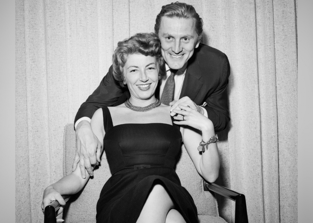 Kirk Douglas and Anne Buydens — May 30, 1954